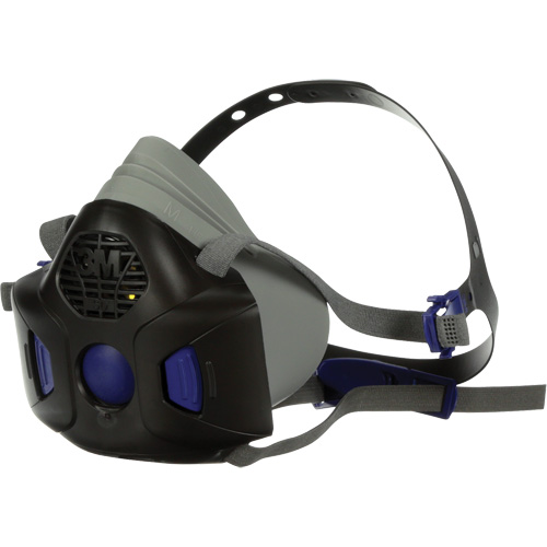 Respirateur r&eacute;utilisable &agrave; demi-masque s&eacute;rie HF-800 Secure Click, Silicone, Moyen Rock Safety Industrial Ltd
