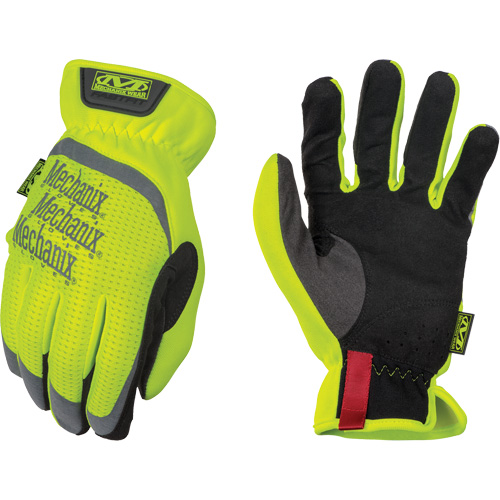 FastFit&reg; High-Visibility Work Gloves, Synthetic Palm, Size 2X-Large/12 Rock Safety Industrial Ltd