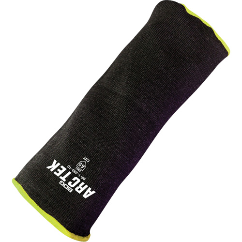 Manchon r&eacute;sistant aux coupures Arc Tek, Poly&eacute;thyl&egrave;ne/Acier, 10", ASTM ANSI niveau A5, Noir Rock Safety Industrial Ltd