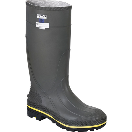 Bottes de s&eacute;curit&eacute; Pro, PVC, Embout Acier, Pointure 5 Rock Safety Industrial Ltd