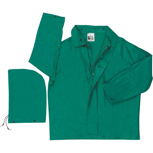 Imperm&eacute;able avec limite dinflammabilit&eacute; Dominator, Polyester/PVC, Grand, Vert Rock Safety Industrial Ltd