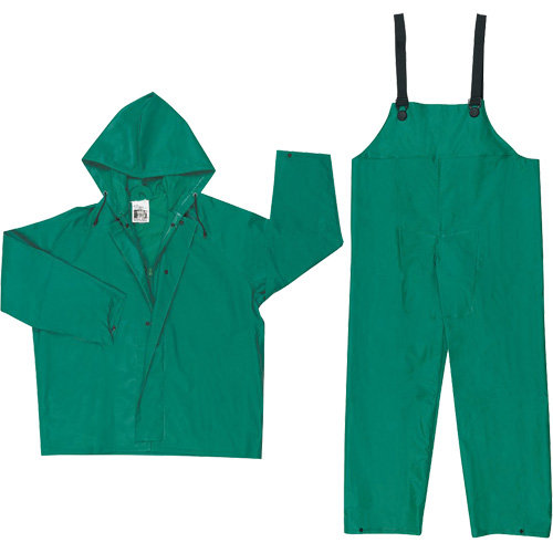 Dominator Limited Flammability Rain Suit, Large, Green Rock Safety Industrial Ltd
