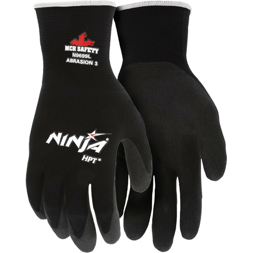 Ninja&reg; Coated Gloves, Large, HPT Coating, 15 Gauge, Nylon Shell Rock Safety Industrial Ltd