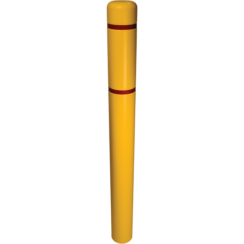 Bollard Cover, 6" Dia. x 52" L, Yellow Rock Safety Industrial Ltd