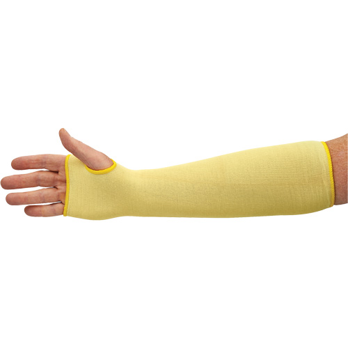 KleenGuard G60 Cut Resistant Sleeve, Kevlar&reg;, 18", ASTM ANSI Level A2/EN 388 Level 2, Yellow Rock Safety Industrial Ltd