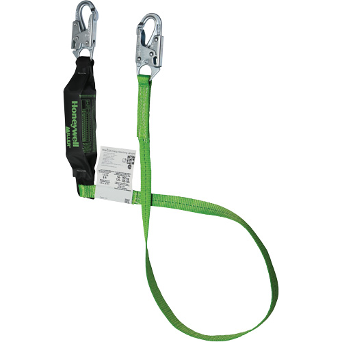 Miller&reg; HP Shock-Absorbing Lanyard, 6', Locking Snap Hook Center, Locking Snap Hook Leg Ends, Polyester Rock Safety Industrial Ltd