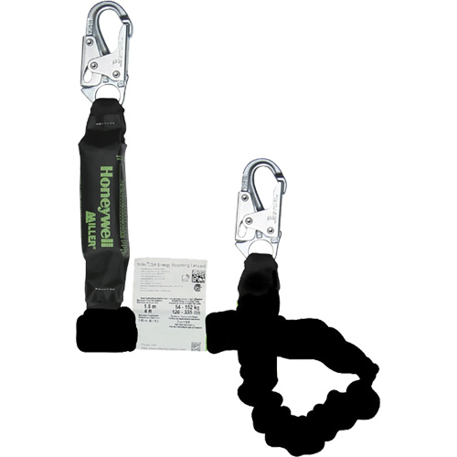 Miller&reg; Arc-Rated Shock-Absorbing Lanyard, 6', Locking Snap Hook Center, Locking Snap Hook Leg Ends, Kevlar&reg; Rock Safety Industrial Ltd