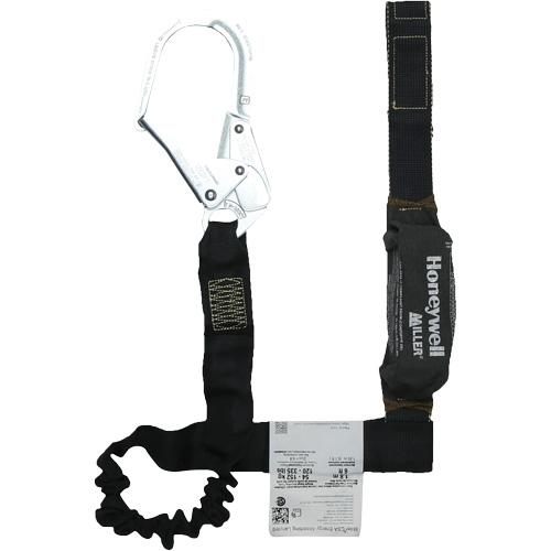 Miller&reg; Arc-Rated Shock-Absorbing Lanyard, 6', Scaffold Hook Center, Choke-Off Loop Leg Ends, Kevlar&reg; Rock Safety Industrial Ltd