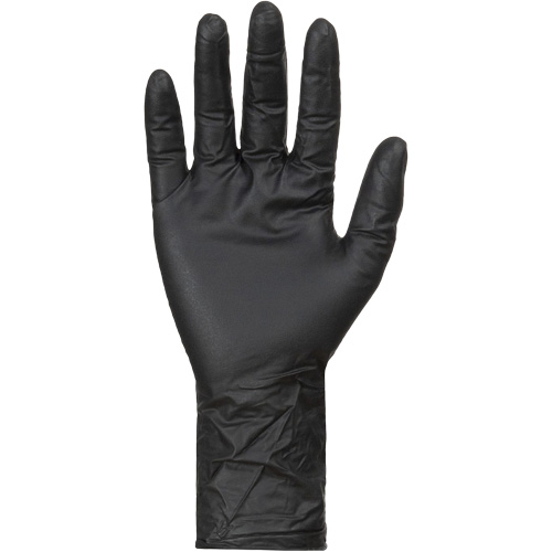Gants jetables KeepKleen, Petit, Nitrile, 8 mils, Sans poudre, Noir Rock Safety Industrial Ltd
