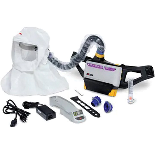 Versaflo Powered Air Purifying Respirator Easy Clean Kit, Loose Fitting Hood & Faceshield, Lithium-Ion Battery Rock Safety Industrial Ltd