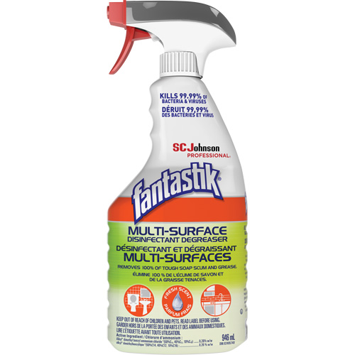 Fantastik&reg; Professional Multi-Surface Disinfectant & Degreaser, 946 ml, Trigger Bottle Rock Safety Industrial Ltd