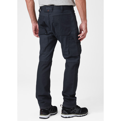 Pantalons d'entretien Oxford, Poly-coton, Bleu marin, Taille 30, Entrejambe 32 Rock Safety Industrial Ltd