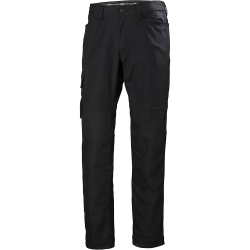 Pantalons d'entretien Oxford, Poly-coton, Noir, Taille 30, Entrejambe 30 Rock Safety Industrial Ltd