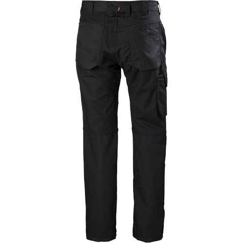 Pantalons d'entretien Oxford, Poly-coton, Noir, Taille 30, Entrejambe 30 Rock Safety Industrial Ltd