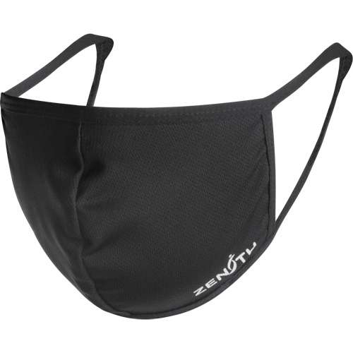 Masques r&eacute;utilisable &agrave; deux couches, Polyester, Noir Rock Safety Industrial Ltd