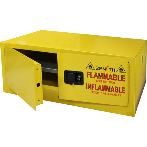 Armoire pour produits inflammables, 12 gal., 2 Porte(s), 43" La x 18" h x 18" p Rock Safety Industrial Ltd