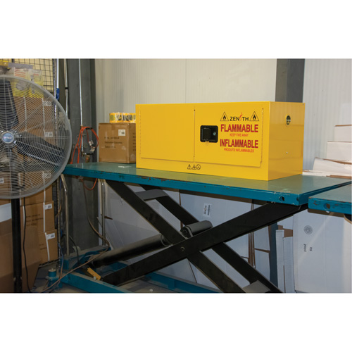 Armoire pour produits inflammables, 12 gal., 2 Porte(s), 43" La x 18" h x 18" p Rock Safety Industrial Ltd