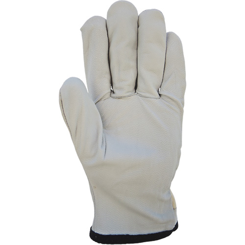 Gants de conducteur &agrave; dos en coton, Grand, Paume en Cuir fleur de ch&egrave;vre Rock Safety Industrial Ltd