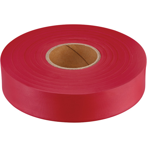 Empire Flagging Tape, 1" W x 600' L, Fluorescent Red Rock Safety Industrial Ltd