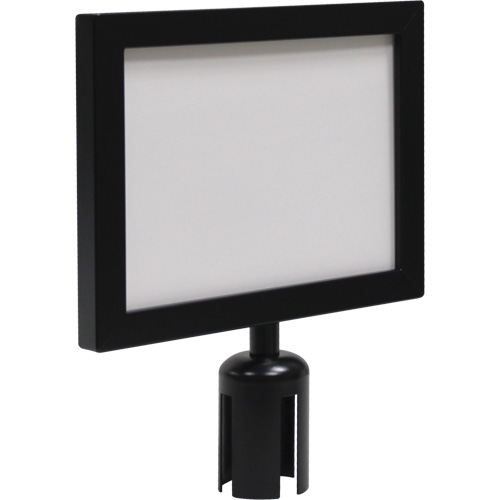 Sign Frame for Crowd Control Post, Black Rock Safety Industrial Ltd
