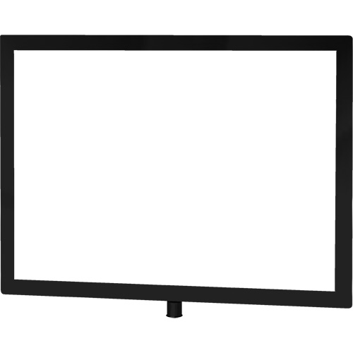 Heavy-Duty Horizontal Sign Holder for Classic Posts, Black Rock Safety Industrial Ltd