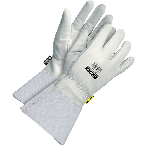Gants pour conducteur/cordeur en cuir de ch&egrave;vre, Taille T-petit, Enveloppe en Kevlar/Thinsulate, ANSI/ISEA 105 niveau 4/EN 388 niveau 5 Rock Safety Industrial Ltd