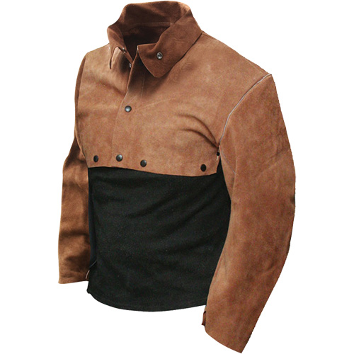 Standard Grade Leather Cape Sleeve, Medium, Brown Rock Safety Industrial Ltd