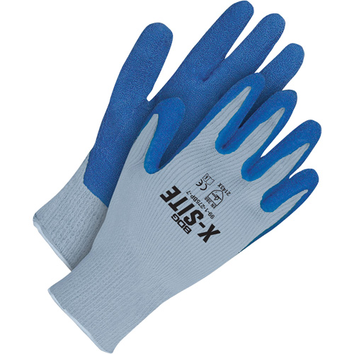 X-Site Gloves, 6, Latex Coating, Polyester/Cotton Shell Rock Safety Industrial Ltd
