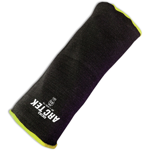 Manchon r&eacute;sistant aux coupures Arc Tek, Poly&eacute;thyl&egrave;ne/Acier, 18", ASTM ANSI niveau A5, Noir Rock Safety Industrial Ltd