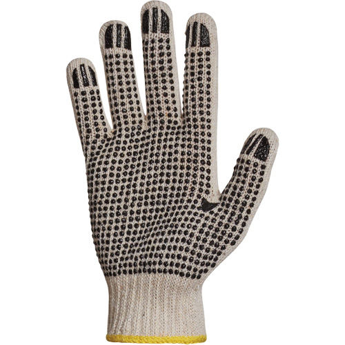 Gant en tricot avec pois de PVC Sure Grip, Poly/coton, Un c&ocirc;t&eacute;, Calibre 7, T-petit Rock Safety Industrial Ltd