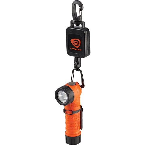 Lampe &agrave; angle droit PolyTac 90 X avec syst&egrave;me Gear Keeper, DEL, 500 lumens, Piles Rechargeable Rock Safety Industrial Ltd