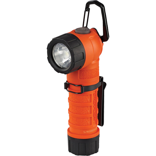 Lampe &agrave; angle droit PolyTac 90 X avec syst&egrave;me Gear Keeper, DEL, 500 lumens, Piles Rechargeable Rock Safety Industrial Ltd