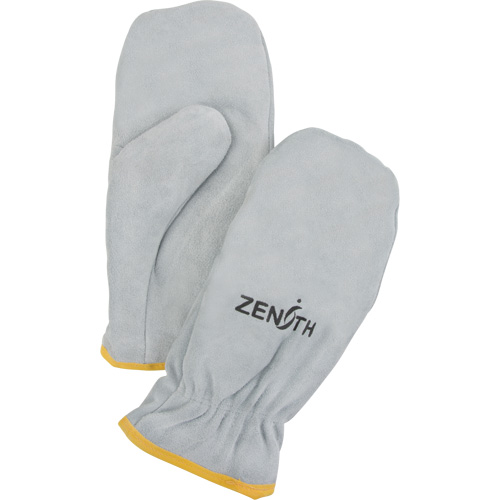 Mitaines dhiver en grain fendu doubl&eacute;es de boa, Taille Taille unique, Mitaine Rock Safety Industrial Ltd
