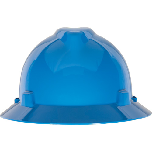 Casque de s&eacute;curit&eacute; &agrave; fente et bordure compl&egrave;te V-Gard, Suspension &agrave; douille, Non ventil&eacute; Rock Safety Industrial Ltd