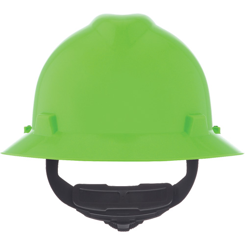 V-Gard&reg; Slotted Full-Brim Hardhat, Meets CSA Type 1, Ratchet Suspension, Non-Vented Rock Safety Industrial Ltd