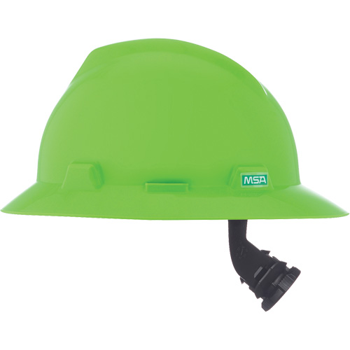 V-Gard&reg; Slotted Full-Brim Hardhat, Meets CSA Type 1, Ratchet Suspension, Non-Vented Rock Safety Industrial Ltd