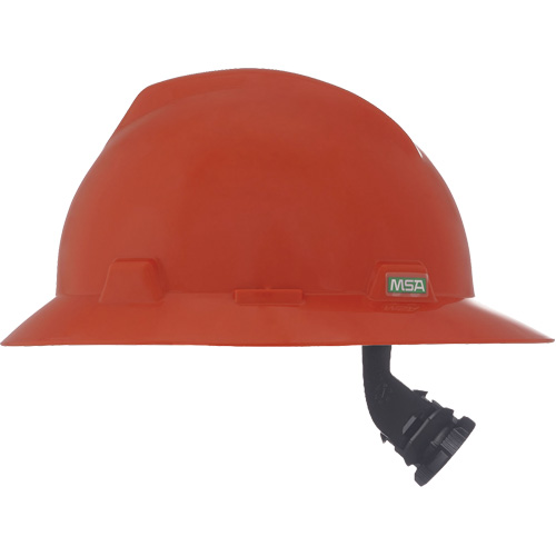 Casque de s&eacute;curit&eacute; &agrave; fente et bordure compl&egrave;te V-Gard, R&eacute;pond aux normes CSA type 1, Suspension Rochet, Non ventil&eacute; Rock Safety Industrial Ltd