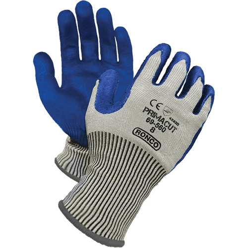 PrimaCut Cut Resistant Gloves, Size 8, 13 Gauge, Nitrile Coated, HPPE Shell, ANSI/ISEA 105 Level 4/EN 388 Level 5 Rock Safety Industrial Ltd