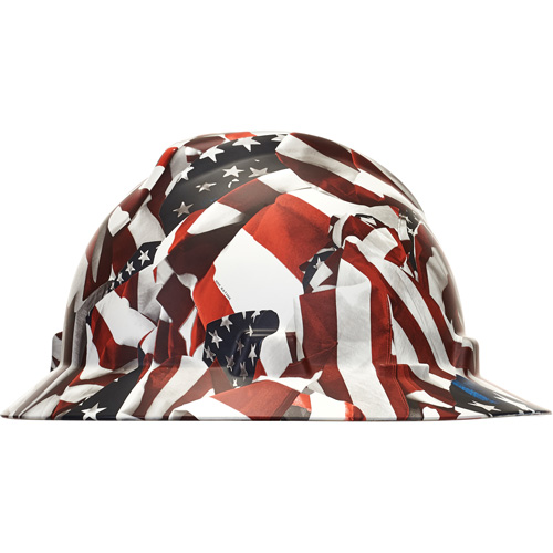 V-Gard&reg; Hydro Dip Full Brim Hard Hat, Meets CSA Type 1, Ratchet Suspension, Non-Vented Rock Safety Industrial Ltd