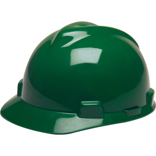 V-Gard&reg; GREEN Slotted Hard Hat, Meets CSA Type 1, Ratchet Suspension Rock Safety Industrial Ltd