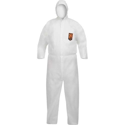 KleenGuard A40 Disposable Coveralls, Medium, White, Microporous Rock Safety Industrial Ltd
