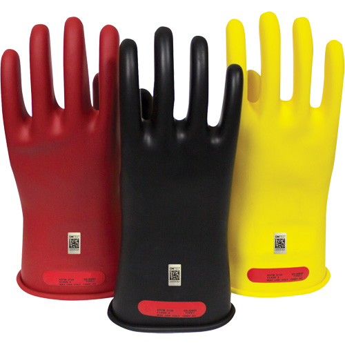 Gants en caoutchouc pour travaux &eacute;lectriques Arcguard, Taille 8, 10" lo Rock Safety Industrial Ltd