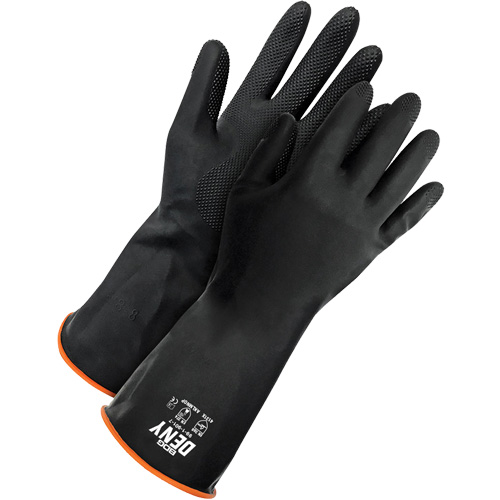 Gants r&eacute;sistants aux produits chimiques Deny, Taille 9, 12" lo, Latex de caoutchouc, Doublure en Ouat&eacute;e, Gant de calibre hiver Rock Safety Industrial Ltd