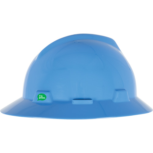 V-Gard&reg; GREEN Slotted Full Brim Hard Hat, Meets CSA Type 1, Ratchet Suspension Rock Safety Industrial Ltd