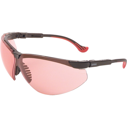 Lunettes de s&eacute;curit&eacute; Uvex HydroShield Genesis XC, Lentille SCT-Vermillion, Antibu&eacute;e/Anti-&eacute;gratignures, ANSI Z87+/R&eacute;pond ou surpasse la norme CSA Z94.3 Rock Safety Industrial Ltd