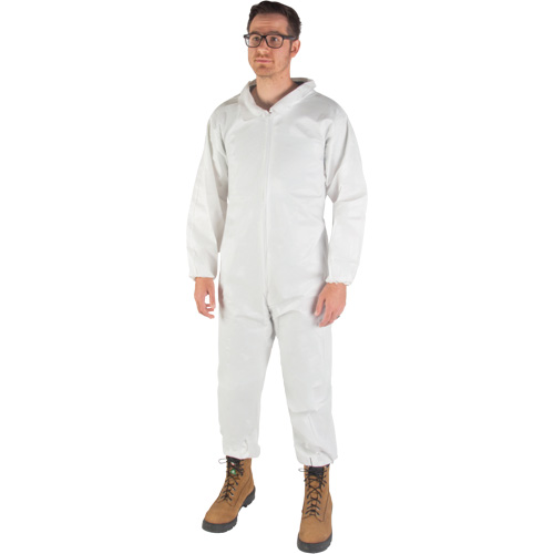 Premium Coveralls, 4X-Large, White, Microporous Rock Safety Industrial Ltd