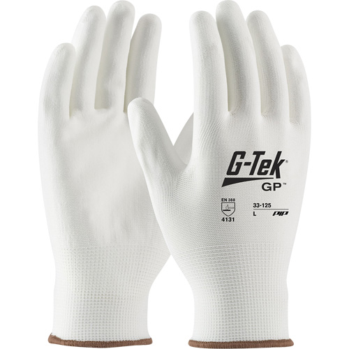 Gants enduits G-Tek GP, Petit, R&ecirc;vetement Polyur&eacute;thane, Calibre 13, Enveloppe en Nylon Rock Safety Industrial Ltd