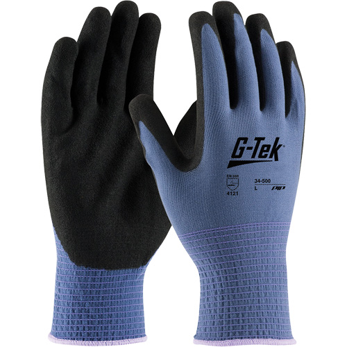 G-Tek&reg; GP Coated Gloves, Small, Nitrile Coating, 13 Gauge, Nylon Shell Rock Safety Industrial Ltd