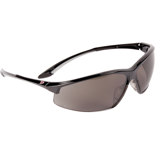 Dynamic Hummingbird Semi-Rimless Safety Glasses, Smoke Lens, Anti-Fog, ANSI Z87+/Meets/Exceeds CSA Z94.3 Rock Safety Industrial Ltd