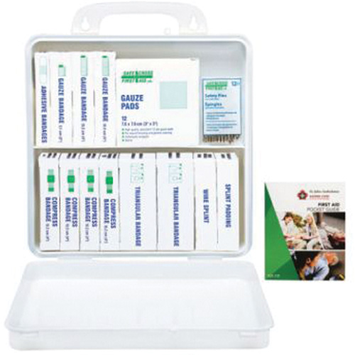 Trousse de premiers soins de travailleur isol&eacute; pour camion, R&eacute;pond &agrave; la norme CSA Z1220-17 type 1 individuelle, Personnel (1 travailleur) Rock Safety Industrial Ltd